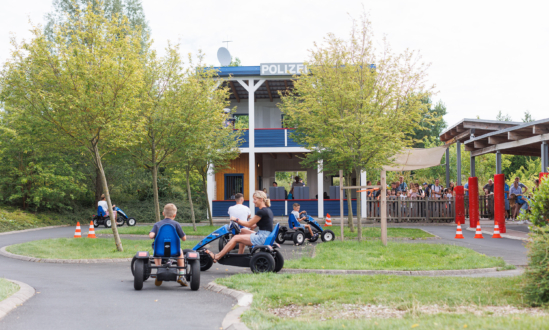 Police Station with GoKart Course